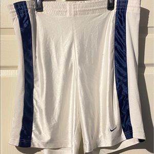 Vtg white Nike Basketball Shorts